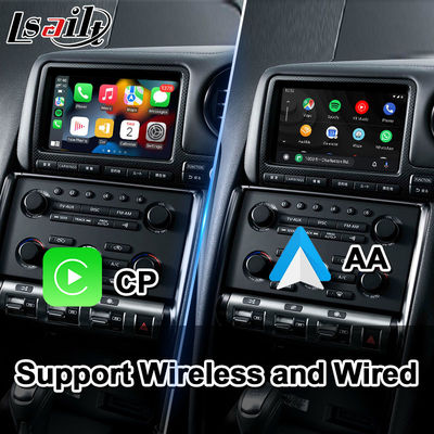 Lsailt Wireless Carplay Android Video Interface لنيسان GTR R35 GT-R JDM 2008-2010
