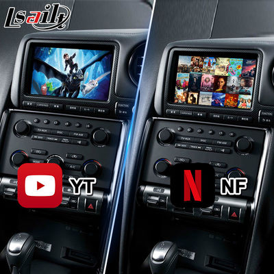 Lsailt Wireless Carplay Android Video Interface لنيسان GTR R35 GT-R JDM 2008-2010