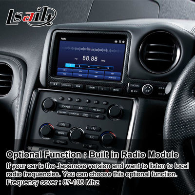 Lsailt Wireless Carplay Android Video Interface لنيسان GTR R35 GT-R JDM 2008-2010