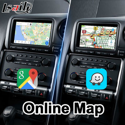 Lsailt Wireless Carplay Android Video Interface لنيسان GTR R35 GT-R JDM 2008-2010
