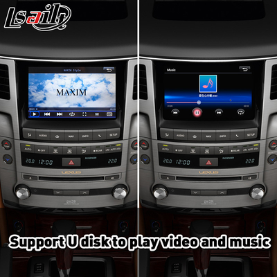 واجهة Carplay لليكسوس LX570 LX 570 مع أندرويد أوتو اللاسلكي 2012-2015