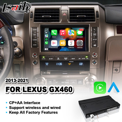 Lsailt Wireless Android Auto Lexus Carplay Interface لعام 2013-2021 GX 460 GX460