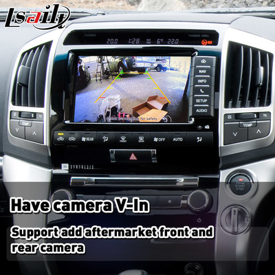 واجهة تويوتا اللاسلكية Carplay Android Auto لسيارة Land Cruiser 200 V8 LC200 2012-2015