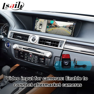 واجهة CarPlay اللاسلكية لكزس GS300h GS200t مع Android Auto ، تدعم التحكم عن بعد بعصا التحكم