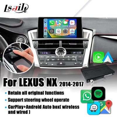 واجهة CarPlay اللاسلكية لكزس NX NX200t NX300h Android Auto ، Mirror Link ، HiCar ، CarLife