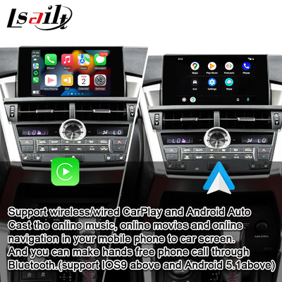 واجهة CarPlay اللاسلكية لكزس NX NX200t NX300h Android Auto ، Mirror Link ، HiCar ، CarLife