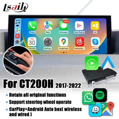 Apple CarPlay لاسلكي لسيارة لكزس NX ES UX IS CT ​​RX GS LS LX LC RC 2014-2021 واجهة CarPlay