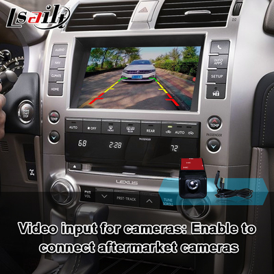 قم بتوصيل وتشغيل واجهة CarPlay لكزس GX460 2014-2021 LX570 RX NX مع نظام Android Auto اللاسلكي