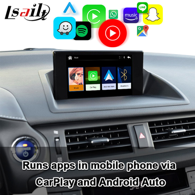 وحدة Lsailt Wireless CarPlay لكزس CT200 2013-2022 مع Android Auto ، Google Map