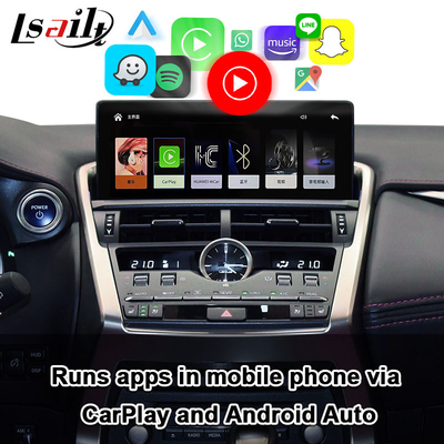 واجهة Lsailt لكزس CarPlay لـ NX NX200T ، NX300h 2016-2022 مع نظام Linux ، Mirror Link