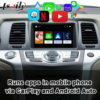 واجهة CarPlay لنيسان مورانو Z51 2010-2019 Maxima GT-R مع نظام Linux من Lsailt