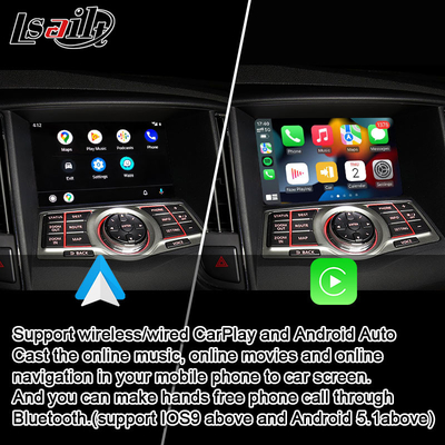 Lsailt Linux CarPlay Android Auto Interface لنيسان ماكسيما 2010-2014 إنفينيتي مع رابط المرآة