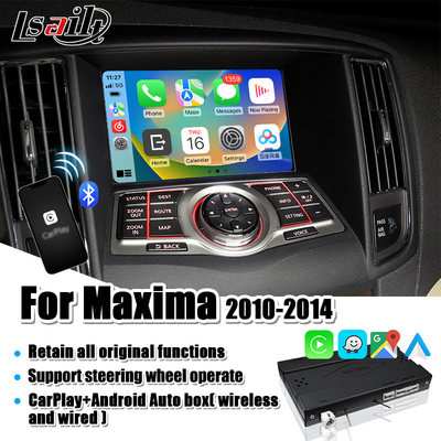 Lsailt Linux CarPlay Android Auto Interface لنيسان ماكسيما 2010-2014 إنفينيتي مع رابط المرآة