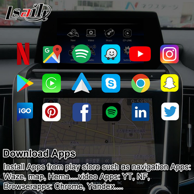 واجهة فيديو الوسائط المتعددة Android المدمجة مع OEM مع Wireless CarPlay و Android Auto و YouTube