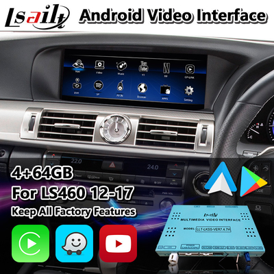 Lsailt Android واجهة فيديو الوسائط المتعددة لكزس LS460 LS600h LS F-Sport AWD 2012-2017