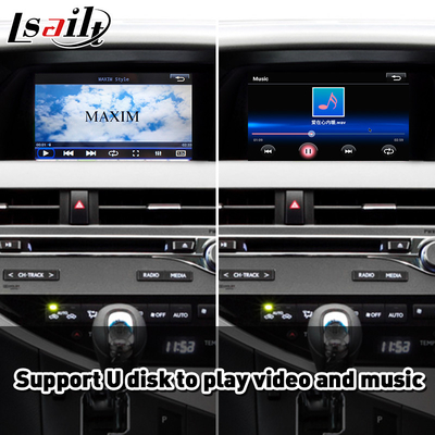 Lsait Wireless Carplay Android Auto Interface لسيارة Lexus RX 270 350 450h F Sport AL10 2012-2015