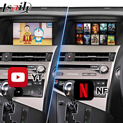 Lsailt Android Carplay واجهة فيديو لكزس RX270 RX350 RX450h RX للتحكم بالماوس 2012-2015