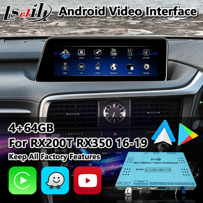 واجهة الفيديو لـ Lexus RX350 RX450h RX200t RX350L RX450L RX AL20 2016-2019