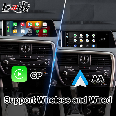 واجهة أندرويد كاربلاي لليكسوس RX 450h 200T 350 450L 350L 300 F Sport 2016-2019