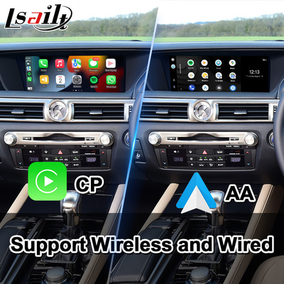 واجهة الوسائط المتعددة لسيارات أندرويد لليكسوس GS300h GS200t GS350 GS450h GSF GS L10 2016-2020