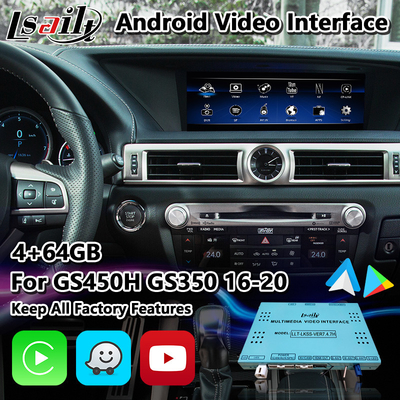 واجهة الفيديو لـ Lsailt Lexus لـ GS350 GS200t GS300h GS450h AWD F Sport 2016-2020