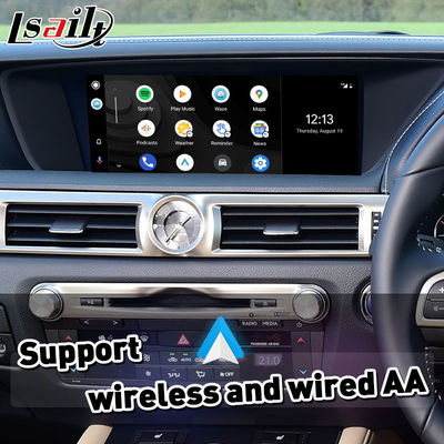 واجهة لعب السيارات الآلية اللاسلكية للليكسوس GS300h GS200t GS350 GS450h GSF GS L10 2016-2020