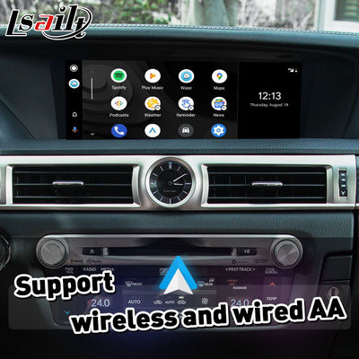 واجهة Lsailt Android Auto Carplay لسيارة لكزس GS350 GS200t GS300h GS450h AWD F Sport 2016-2020