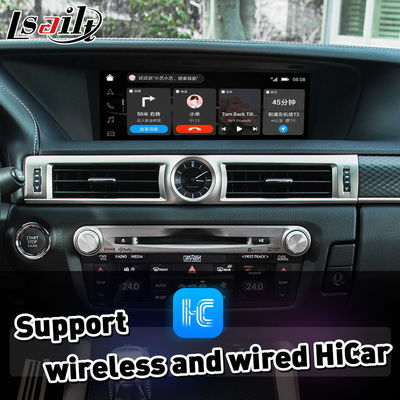 واجهة Lsailt Android Auto Carplay لسيارة لكزس GS350 GS200t GS300h GS450h AWD F Sport 2016-2020