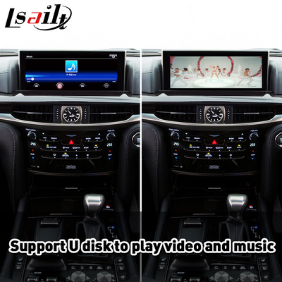 واجهة تشغيل السيارة الآلية اللاسلكية CP AA Android Auto Carplay لليكسوس LX 450d 570 570s VDJ200 J200 2016-2021