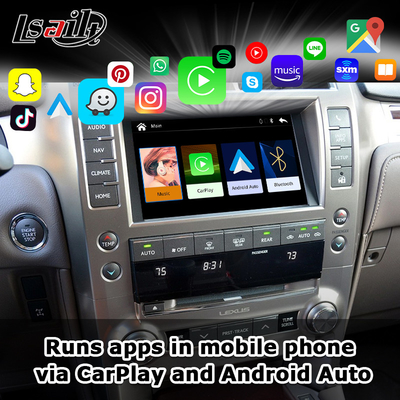 واجهة Lexus CarPlay لـ GX460 GX400 2014- مع Android Auto اللاسلكي بواسطة Lsailt
