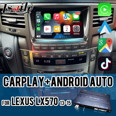 واجهة CarPlay اللاسلكية لليكسوس LX570 2013-2015 LX460d GX460 GX400 الملاحة Android Auto Box من Lsailt