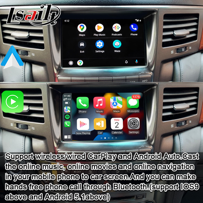 واجهة CarPlay اللاسلكية لليكسوس LX570 2013-2015 LX460d GX460 GX400 الملاحة Android Auto Box من Lsailt