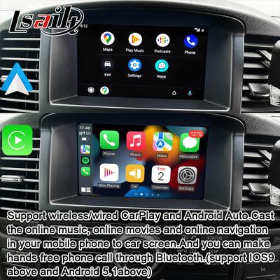 واجهة CarPlay اللاسلكية لنيسان باتفايندر R51 نافارا D40 2013-2016 أندرويد أوتو، كار لايف، مرآة لينك