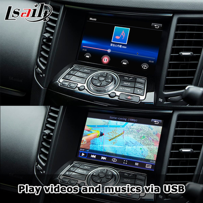 واجهة Lsailt CarPlay لشركة Infiniti QX70 FX50 FX35 FX37 2011-2018 Android Auto Decoder، تثبيت من دبوس إلى دبوس