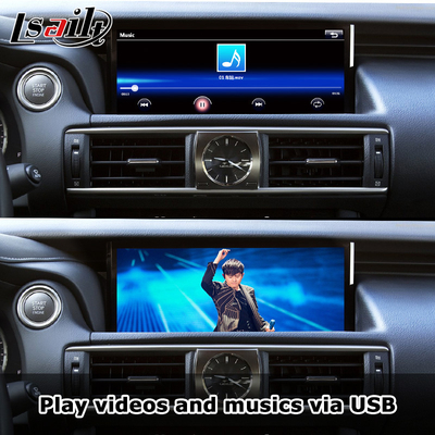 واجهة Apple CarPlay من دبوس إلى دبوس لليكسوس IS IS250 IS350 IS300 IS200t 2013-2021 Android Auto Decoder، Mirror Link
