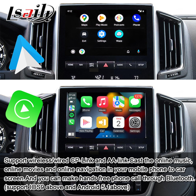 واجهة الفيديو الوسائط المتعددة CarPlay Android مع YouTube و NetFlix و YouTube و Google Map لـ Land Cruiser LC200