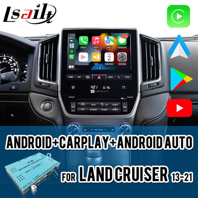 واجهة الفيديو الوسائط المتعددة CarPlay Android مع YouTube و NetFlix و YouTube و Google Map لـ Land Cruiser LC200