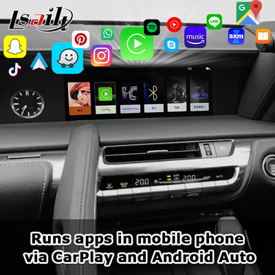واجهة CarPlay اللاسلكية شاشة OEM متكاملة لليكسوس LX570 LX460d 2016-2021 واجهة فيديو أندرويد أوتو