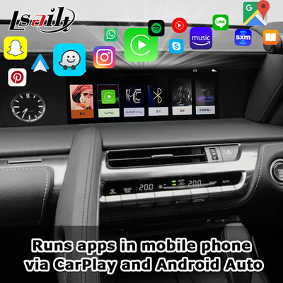 واجهة CarPlay اللاسلكية Android Auto GPS Navigation للكسوس LC500h 2017- الحالي NX LX LS GS بواسطة Lsailt