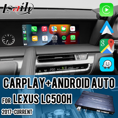 واجهة CarPlay اللاسلكية Android Auto GPS Navigation للكسوس LC500h 2017- الحالي NX LX LS GS بواسطة Lsailt