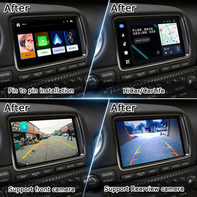 واجهة CarPlay اللاسلكية لـ GT-R GTR R35 2011-2017 متضمنة أندرويد أوتو ، نظام تحديد المواقع GPS ، كاميرا عكسية