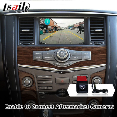 واجهة CarPlay من دبوس إلى دبوس لـ Nissan Patrol Y62 ، Pathfinder ، Armada بما في ذلك Android Auto ، Google Map ، Waze