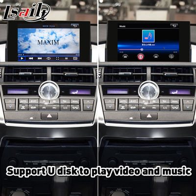 واجهة Lsailt / Navihome Android Auto Carplay لسيارة Lexus NX300h NX200t مقبض التحكم 2014-2017 NX ES RX