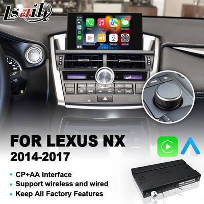 واجهة Lsailt / Navihome Android Auto Carplay لسيارة Lexus NX300h NX200t مقبض التحكم 2014-2017 NX ES RX