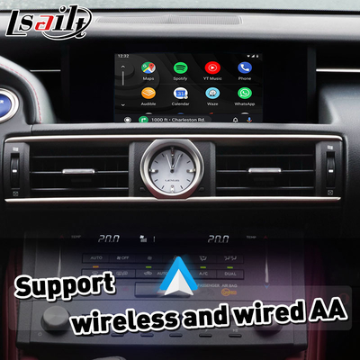 CP AA واجهة Carplay اللاسلكية لليكسوس RCF RC300 RC200t RC300h RC350 RC Control 2014-2018