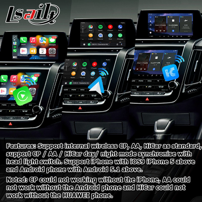 تويوتا كراون S220 اندرويد الوسائط المتعددة carplay اللاسلكي اندرويد أوتو يعمل بواسطة كوالكوم 8+128GB