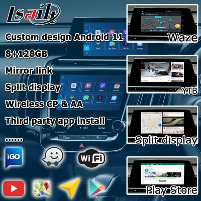 تويوتا كراون S220 اندرويد الوسائط المتعددة carplay اللاسلكي اندرويد أوتو يعمل بواسطة كوالكوم 8+128GB