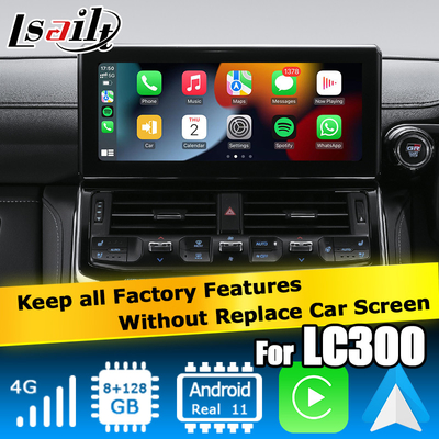 تويوتا لاند كروزر LC300 ترقية نمط المصنع واجهة الفيديو أندرويد carplay أندرويد أوتو