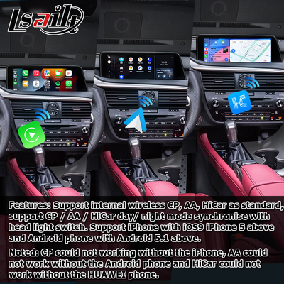 ليكسوس RX 8+128GB كوالكوم أندرويد مربع واجهة الوسائط المتعددة RX350 RX450h RX300 RX200t
