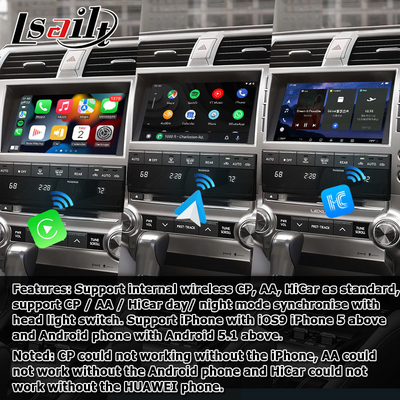 لوكسوس GX460 اندرويد الوسائط المتعددة Carplay اندرويد واجهة الفيديو الآلية